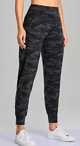 Image of Oalka Women's Joggers High Waist Yoga Pockets Sweatpants Sport Workout Pants