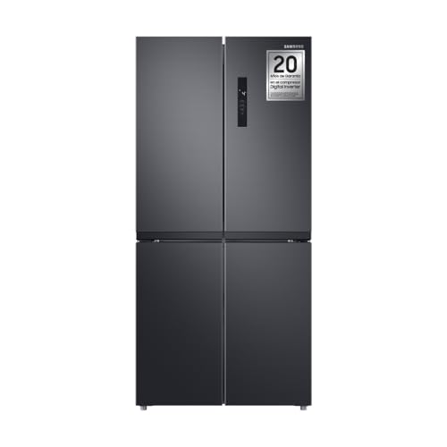 Samsung Frigorífico French Door AI 180cm Twin Cooling Plus™ 488L Clase E Grafito RF48A400EB4/EF