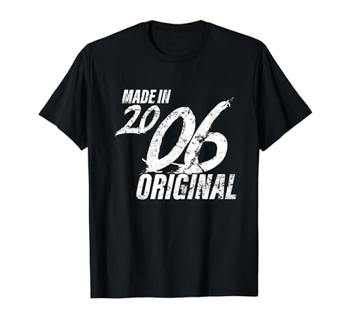 Made In 2006 Birthyear 2006 Birthday Men Women Camiseta