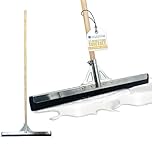 22 Floor Squeegee with 120cm Squeegee Long Handle, Floor Wiper with 2-Layer Foam Blade, Outdoor/Indoor Wet Room Floor Squeegee Heavy Duty, Ideal Squeegee Mop for Home
