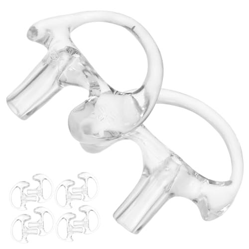 Uonlytech Earbuds Interphone Ear Plugs Noise Isolating Silicone Ear Inserts Reusable for Enhanced Sound (5 Pairs)