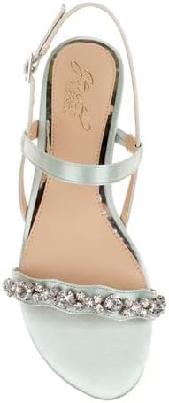 Jewel Badgley Mischka Osmond Crystal Flat Sandal - Image 6
