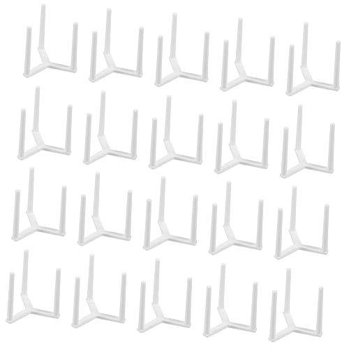 AUTSUPPL Pizza Holder Leftovers Stand 100pcs Plastic Tripod Stack for and Protection