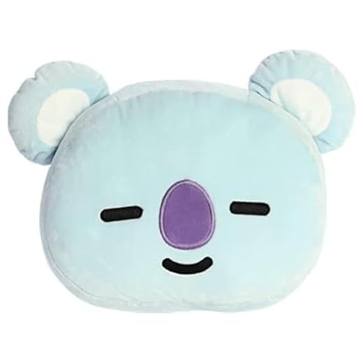 Aurora® Lovable BT21 KOYA Stuffed Animal - Collectible Fun - Delightful Cuteness - Blue 13.5 Inches
