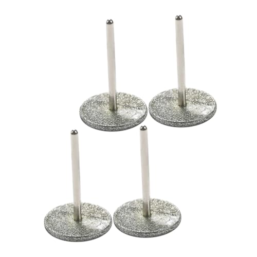 SAFIGLE 4pcs Electric Nail File Replacement Carbide Drill Bits for Nail Care Fine Sandblasting Finish for Smooth Edges Easy for All Skill Levels for Manicure and Shaping