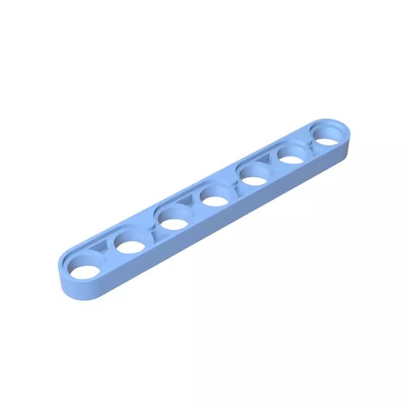 XYEIUGO GDS-695 32065 Technic Beam 1x7 Thin, Bright Light Blue, 50 PCS — image 1