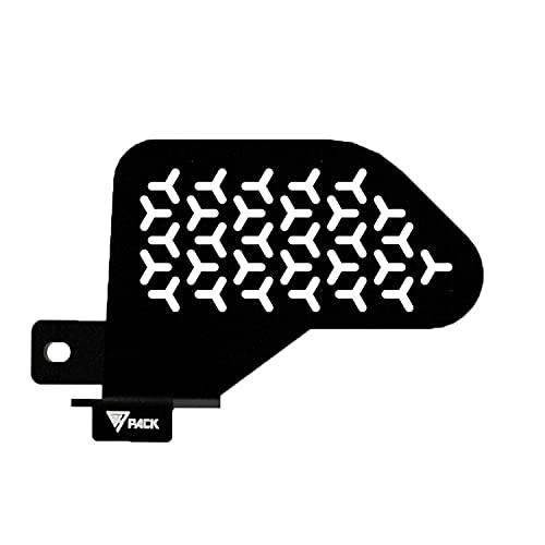 Image of GRANDPITSTOP Wide Bike Pillion FOOTREST - Black Foot PEG for Motorbike - Bajaj DOMINAR 400 (2019-2020) - Pair of 2