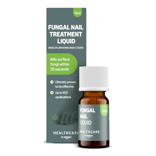 Healthcare by Amazon Flüssigkeit zur Behandlung von Nagelpilz, 10 ml (zuvor Amazon Basic Care) – Verpackung kann variieren
