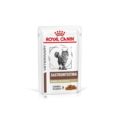 Royal Canin Gastro Intestinal Fibre Response | 12 x 85 g | Diät-Alleinfuttermittel für Adulte Katzen | Für Katzen mit chronischer Verstopfung oder...