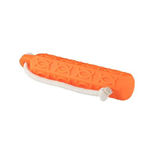 HP&G home, pets & garden Apportierdummy Orange, Trainingsdummy 24 cm lang, Apportierdummy für das Hundetraining, Durchmesser von ca. 4,6cm und 200 Gramm schwer, robust und langlebig