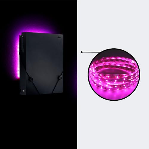 Tira de luz LED de 0.5 metros color rosa miniatura 3
