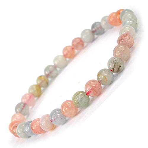 Image of Reiki Crystal Products Natural Crystal Stone Bracelet 6 mm Round Beads for Men & Women | Gemstone Jewellery Bracelet | Reiki Charged | Multiple Stone Variants Available