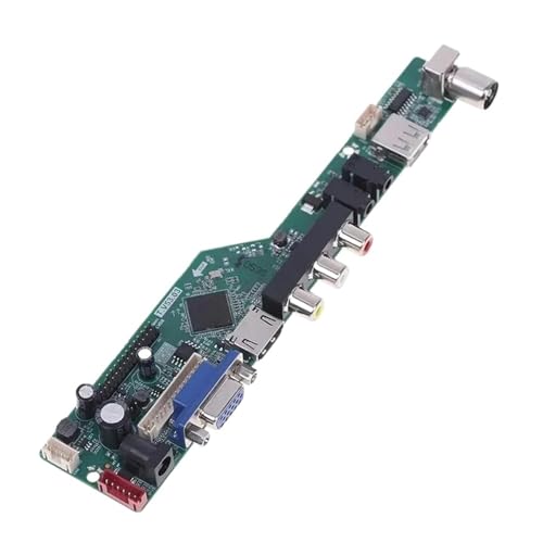 T.V53.03 LCD TV Contrôleur Carte Pilote V53 TV Analogique TV/AV/PC/HDMI/USB Carte Mère Multimédia Accessoires TV(A1)