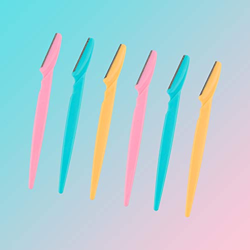 Eyebrow Razor, 62 Pcs Eyebrow Razor, Eyebrow Razors Multipurpose Exfoliating Dermaplaning Tool Trimming And Shaving Grooming Eyebrow Face Razor And Eyebrow Shaper For Women And Man With Precision Cover,3 Colors #TOP5