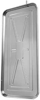 Air Conditioner Condensate Drain Pan Indoor Outdoor Unit Water Collecting and Drainage Drip Tray，(Stainless Steel Condensate Drain Pan for Air Conditioners, 39.4" x 18.5", Includes 1m Hose