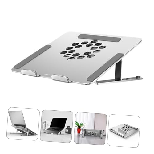 Base ajustable de aluminio con ventilador USB para laptop hasta 17.3'' miniatura 5