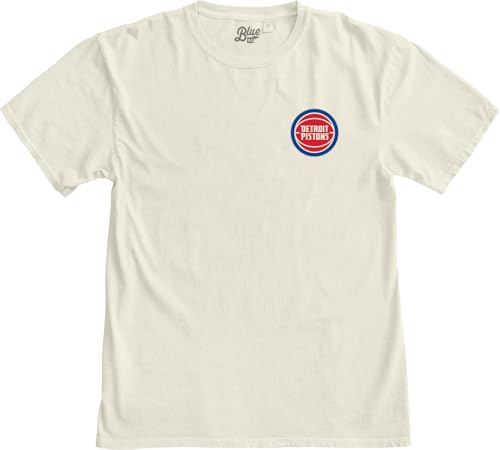 Image of Blue 84 NBA Unisex-Adult NBA Officially Licensed T-Shirt Ringspun Front /Back Ivory