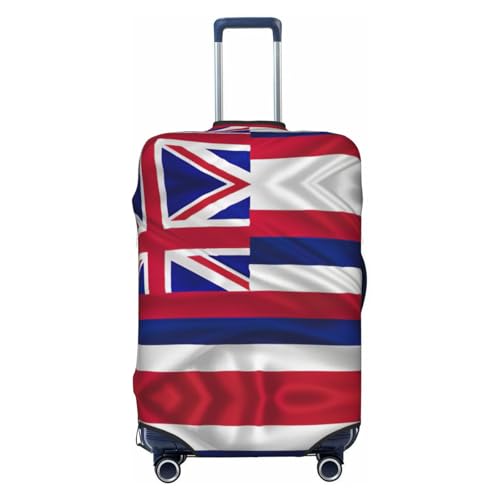 Flag Of Hawaii American Print Luggage Suitcase Cover Protector Luggage Washable Covers With Concealed Zipper