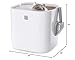 Modkat Top-Entry Litter Box - Reduces Litter Tracking, Swivel Lid for Easy Cleaning, Leak-Proof, Dog Proof - Includes Scoop & Reusable Liner White