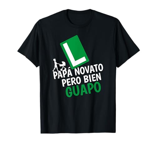 Papá en Prácticas Divertida Futuro Novato Anuncio Embarazada Camiseta