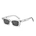 OHEODVQY Rectangle celebrity sunglasses, women's fashion design, small square glasses, women's sunglasses(Leopard)