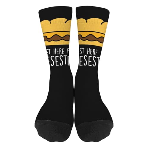 I'm Here For The Cheesesteaks Cheesesteak Lover Crew Socks Liner Sock Boys Mid Calf Socks Fashion Socks