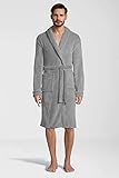 Lockere Passform, daher für Frauen und Männer geeignet. Mit Gürtel und zwei praktischen, aufgesetzten Taschen. Der Spa-Mantel verkörpert alle positiven Eigenschaften, er ist federleicht und zugleich kuschelig und wärmend