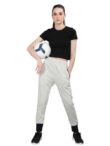 Image of CHKOKKO Women High Rise Gym Wear Sports Fitness Relaxed Track Pant