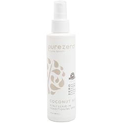 Purezero 9-in-1 Leave-In Conditioner Spray 6 oz – Multi-Action Hair Treatment for Moisture, Detangling, Frizz Control, Heat Protection, and Shine