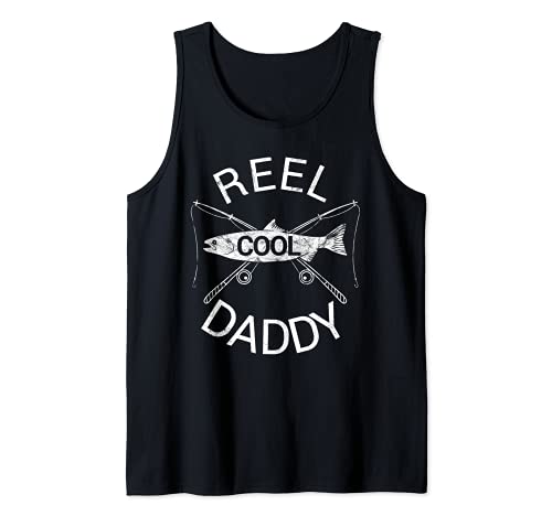 Homme Daddy Shirt Dad Birthday Father's Day Fishing Fish Funny Débardeur