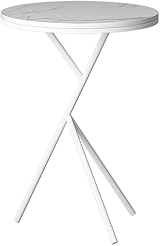Table de chevet en fer blanc pour ranger vos affaires de nuit