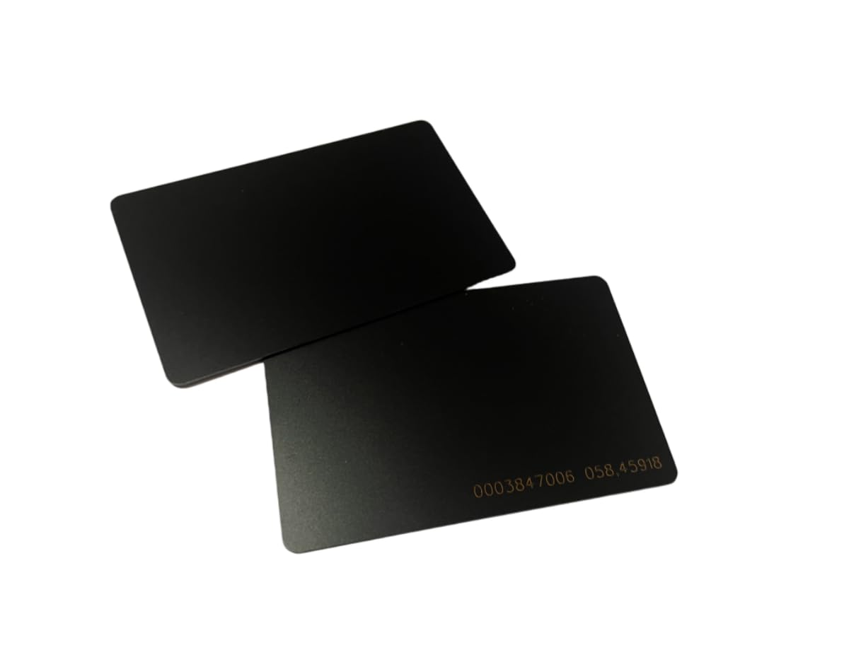YARONGTECH Tarjeta RFID de 125 Khz de proximidad EM4100 para acceso a la puerta, tarjeta negra (100)