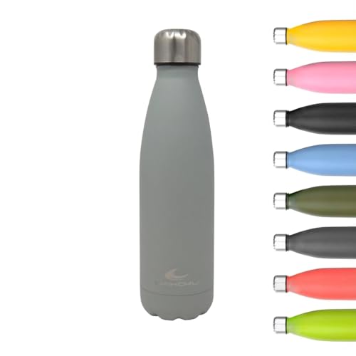 Daikoku - Botella Termica de Acero Inoxidable 500ML | A Prueba de Fugas | Bebidas Calientes por 12 Horas y Frías por 24 | Seguro y Saludable | Ideal para Senderismo, Gimnasio, Oficina | Verde Pastel