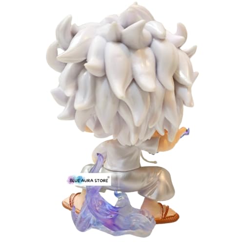 Image of Blue Aura Monkey D Luffy Gear 5 Action Figure Height -15cm Heavy Figure Multicolour PVC | Luffy AI Version