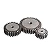LYMFE Industrial helical Gear 1pcs 2M Spur Gear 25T/26T/27T/28T/29T/30T/31T/32T/33T/34T/35T/36T/37T/38T/39T Carbon Steel Thickness 20mm (Size : 2M 39T -1pcs)