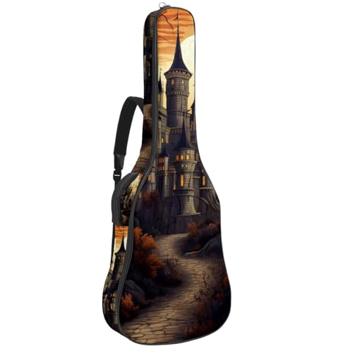 Housse de guitare étanche pour protéger des chocs avec éponge épaisse et bretelles