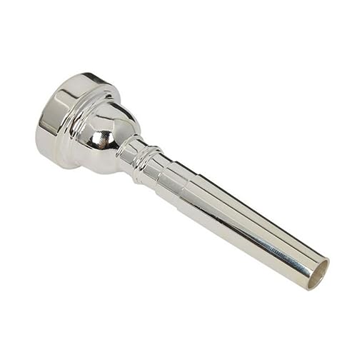 Mikikit Boquilla Cobre con Acabado Plateado Accesorio Musical Compatible Trumpet