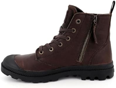 PALLADIUM -EU Pampa Zip Leather Sneaker Boots voor heren, Zwart, 47 EU