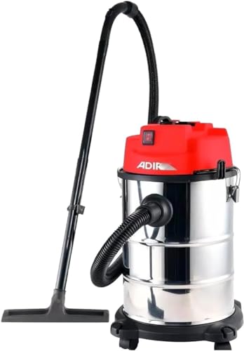 Aspiradora Acero Inoxidable Sólidos Líquidos 30 Lt Adir 1950