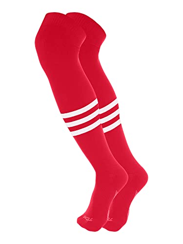 Image of TCK USA Made Over-the-Knee Socks for Baseball, Softball, & Football | Performance Athletic Socks for Boys, Girls, Men & Women