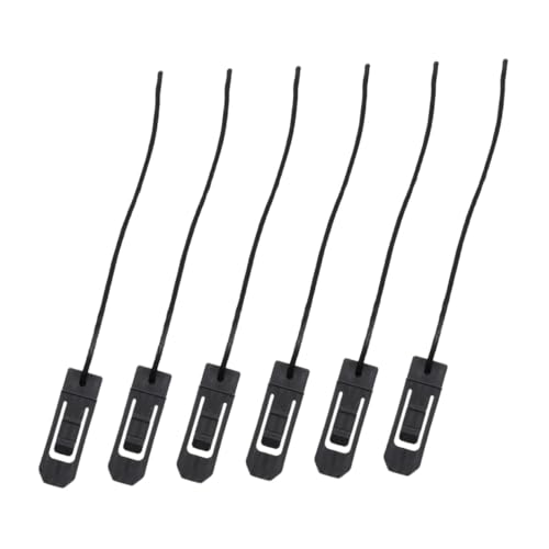 BESPORTBLE 6 Stück Paddleboard Fin Clips Schnellverstellbare Surfboard Schwanzklemme Langlebige Ersatzbefestigung für Longboard Sup und Aufblasbare Boards Schwarz Zuverlässiger Halt Beim