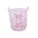 Ownlife Cesta de lavandería Kawaii Linda My Melody Kuromi Costa de Lona Grande Cestas de lancera con Mango Laundry Herfermper for Ropa Toallas Dormitorio y baño (Color : Purple)