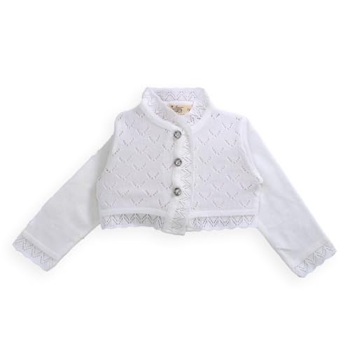 Girls’ Knit Bolero Shrug – Soft Acrylic Long Sleeve Cardigan
