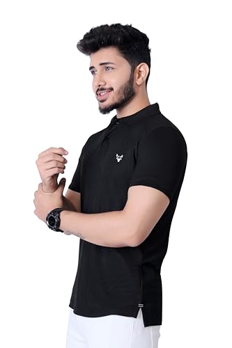 Image of Men's Premium Polo T-Shirt | Classic Collar | Smooth Finish | Half Sleeve Casual Wear (XS to 3XL)