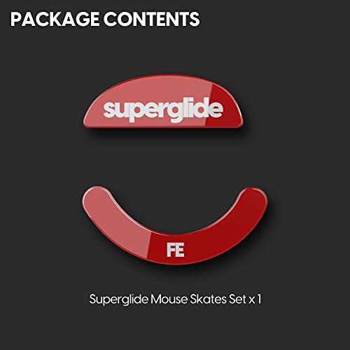 Suela súper rápida Superglide de vidrio duradero para mouse Pulsar 6