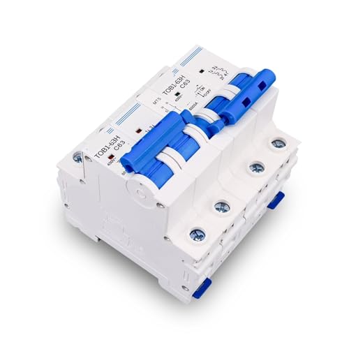 Interruptor de transferencia manual MTS 2P+2P CA 50A de doble potencia para carril DIN 2