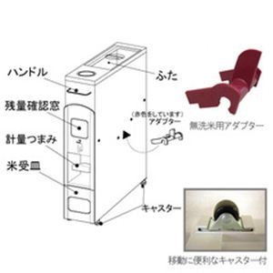 Amazon｜マッキンリー 米びつ スリムライスボックス 12kg収納型