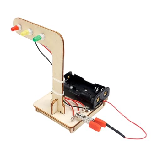 Juego de experimentos científicos de semáforo, Kit de experimentos científicos Hechos a Mano para Luces ampelílicas | Kits de ingeniería, señales de tráfico, lámparas de Juguete