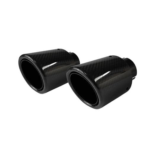 Cola tubo escape coche para solucionar extremos oxidados con carbono brillante universal 57mm 3