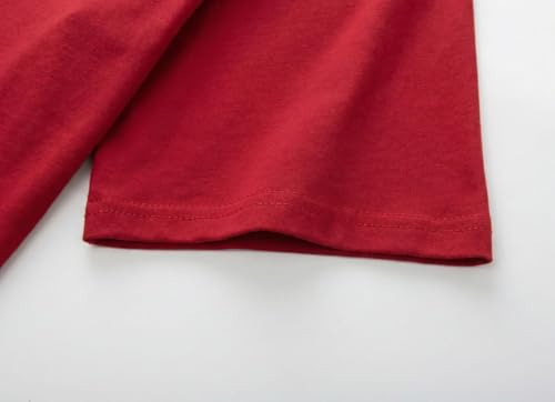 Image of VEL Plain Oversized 100% Pure Heavy Cotton Baggy Fit Drop Shoulder Half Sleeves Round Neck Solid Cotton T-Shirt for Men